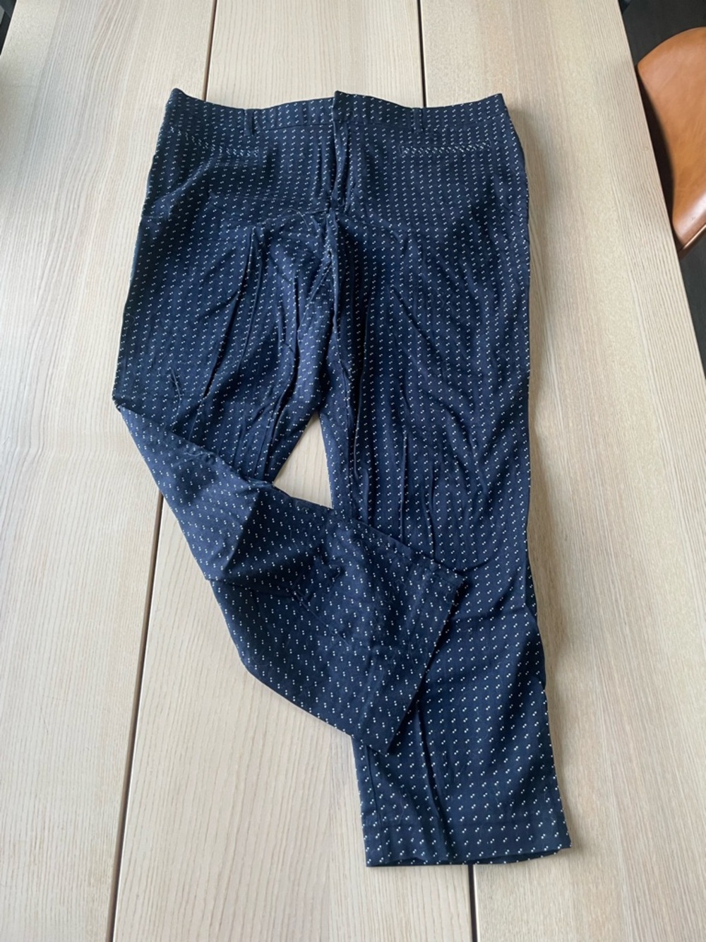 Tommy Hilfiger dress pants for women size 14 Navy Micro-Pattern trouser ladies